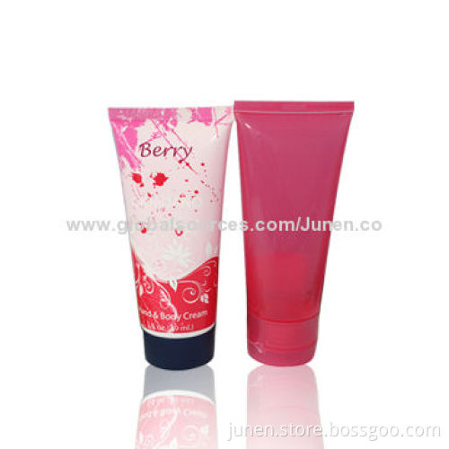 Plastic tube packaging, cosmetic use, nice and separated, GMP-certified